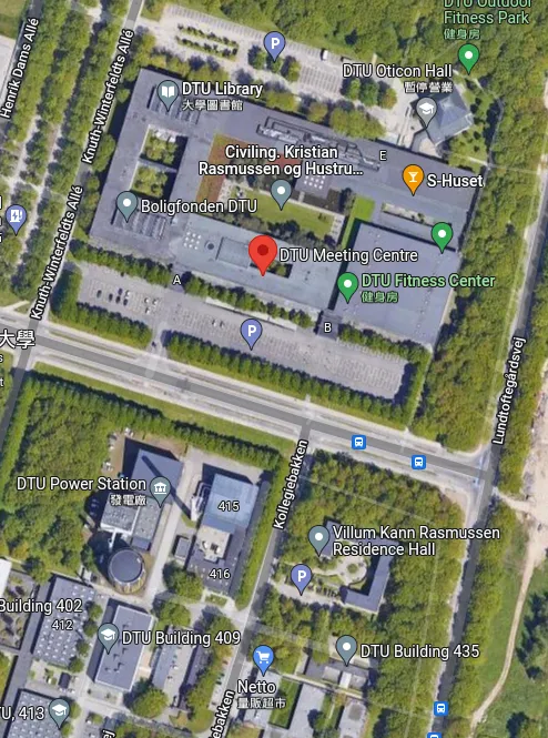 Maps to DTU Meeting Center